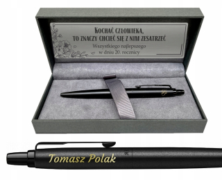 Guľôčkové pero Parker Jotter XL Black BT + gélové náplne